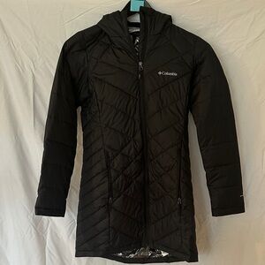 Columbia Women’s Black Hooded Quilted Jacket - Size S - Like New
